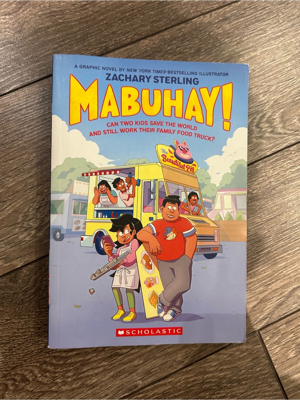 5 for 25！MABUHAY! Graphic Novel by Zachary Sterling - Bright Blue & Yellow Cover